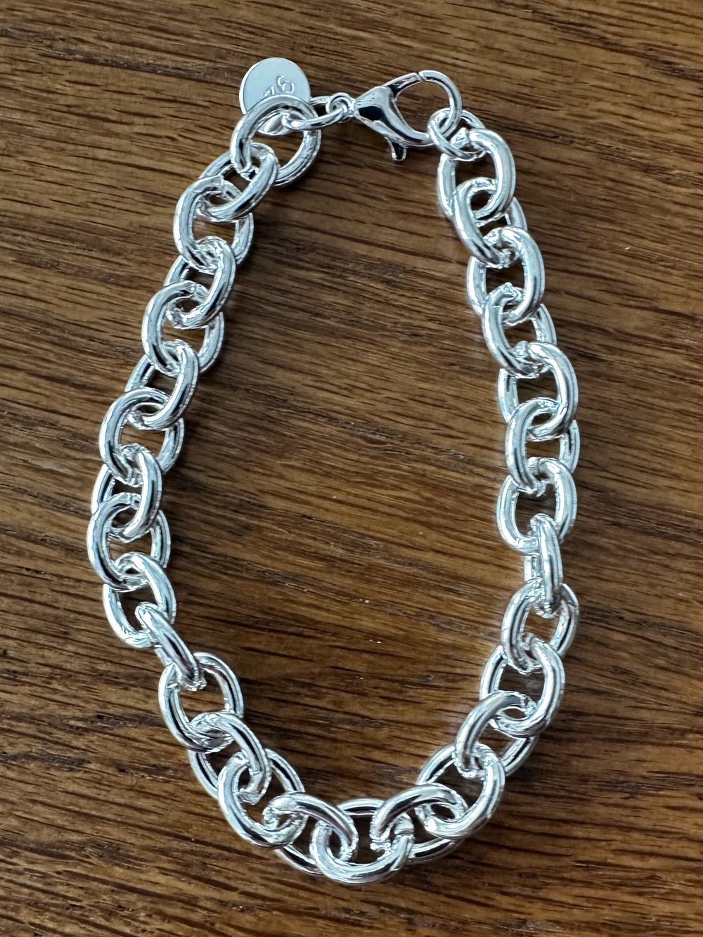 Sterling Silver 925 Chain Link Bracelet - 7.5”